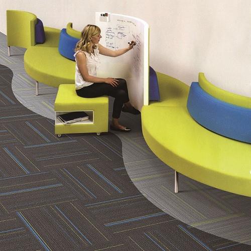 Office Fire Resistant Nylon Carpet Tile