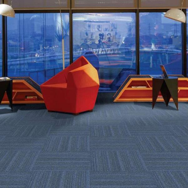 Blue Nylon Carpet Tile